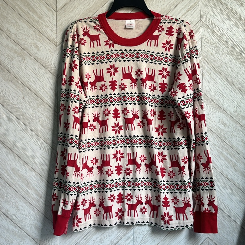 Men’s Hanna Andersson Christmas pajamas large